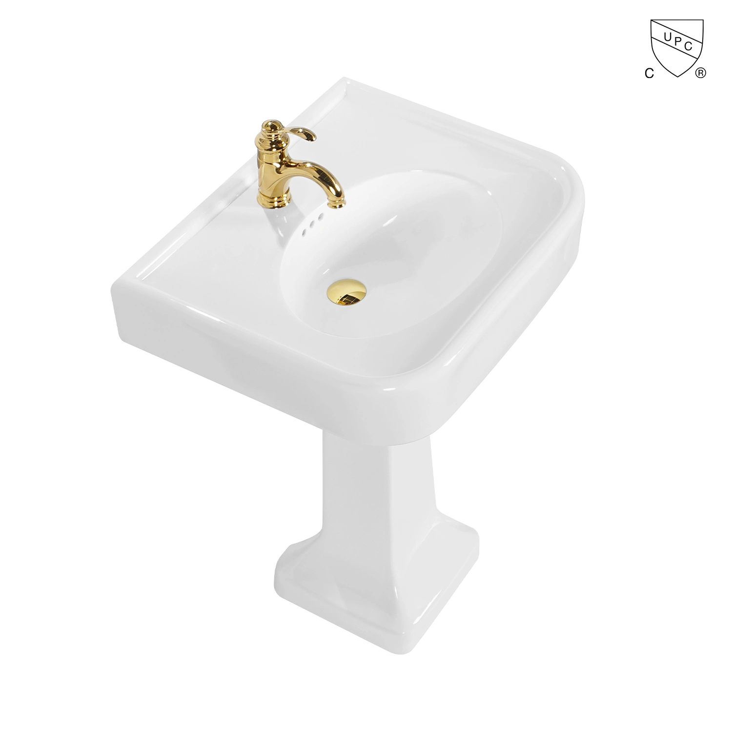 vintage pedestal basin